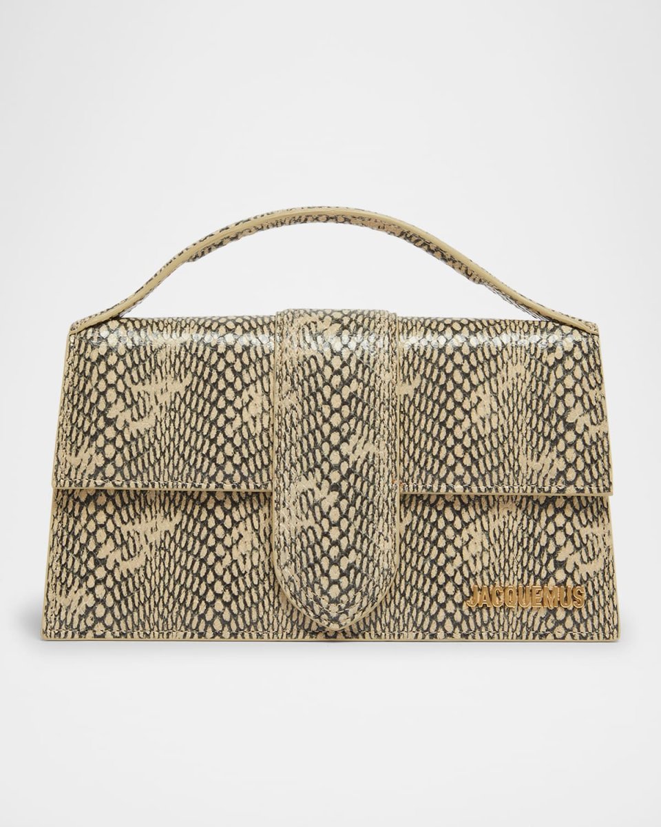 Le Grand Bambino Snakeskin Leather Crossbody Bag